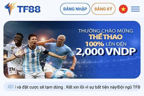 Đăng ký và rút tiền tại TF88